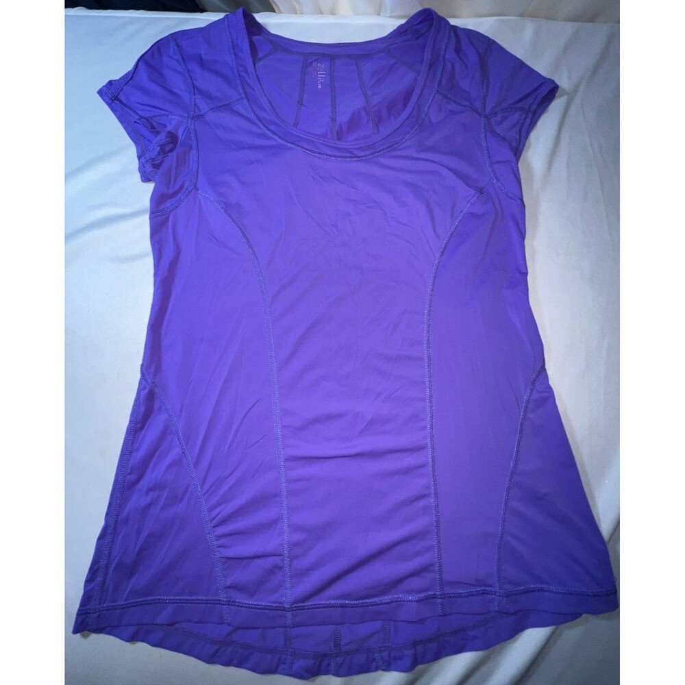ZELLA Shirt Women's Size Large Athletic Workout Running Purple